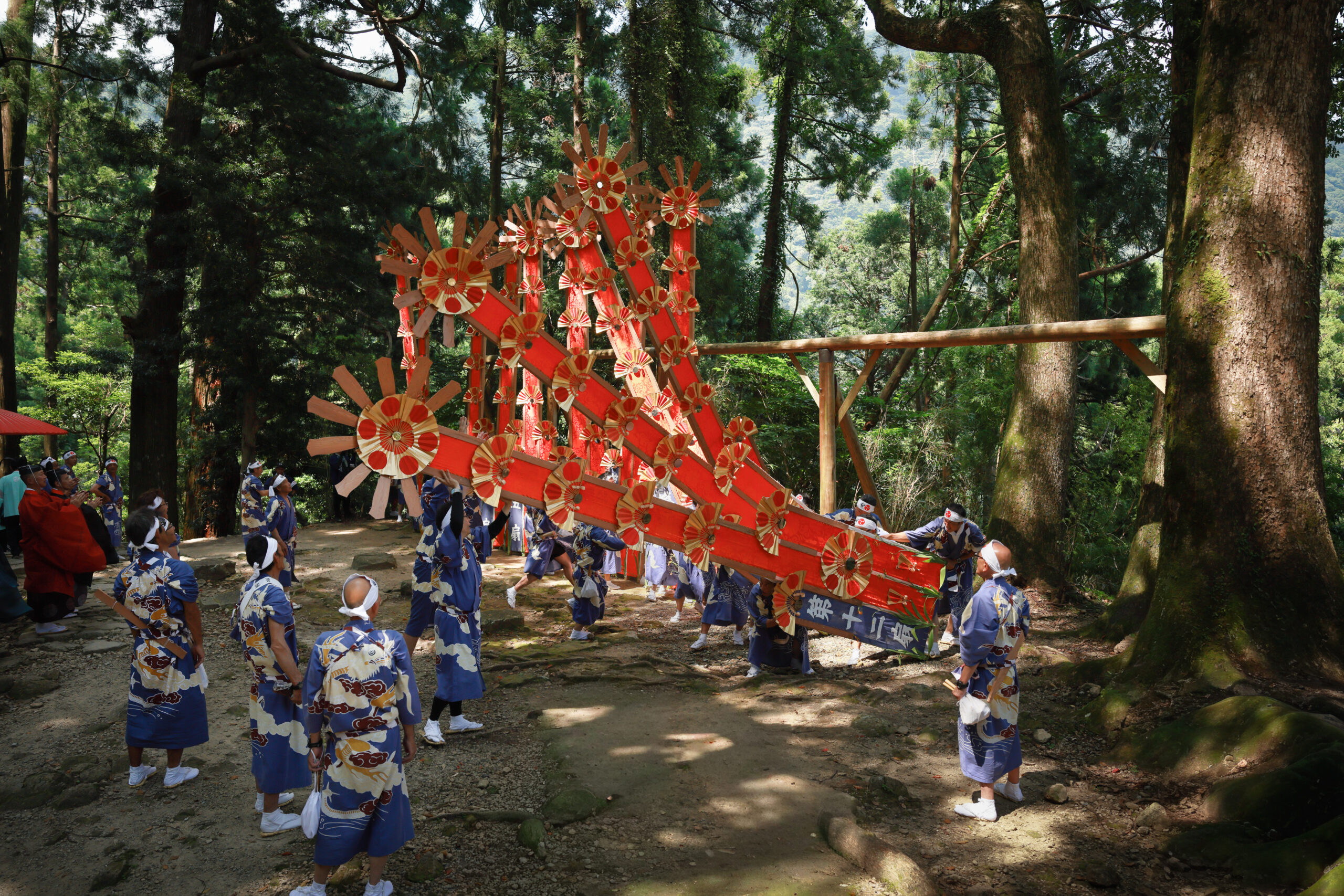 伏拝扇立神事